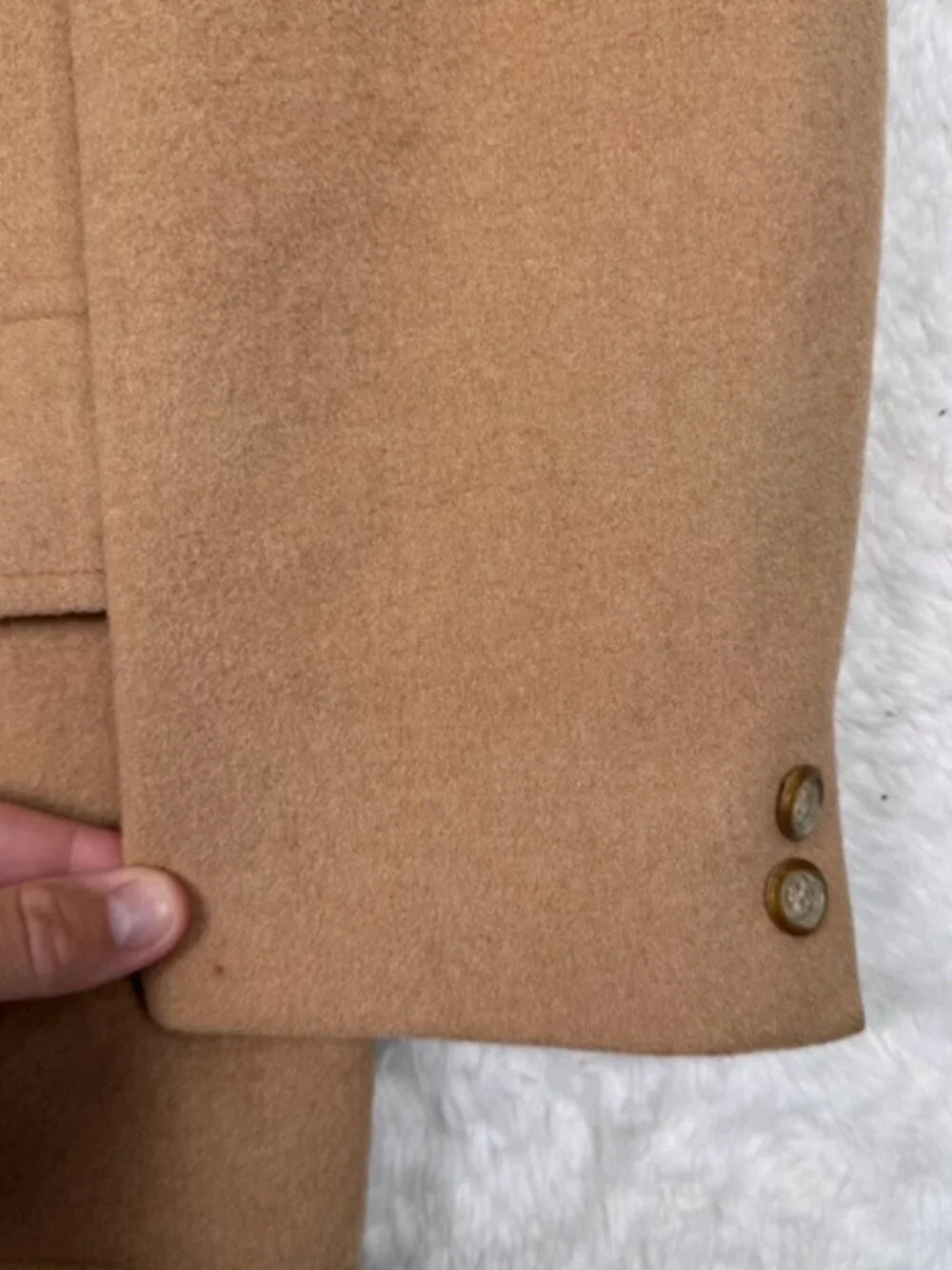 Jos. A. Bank Tan 3 Button Sport Coat 100% Camel Hair Mens 42R Blazer Premier